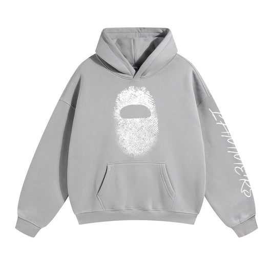 grey identity hoodie